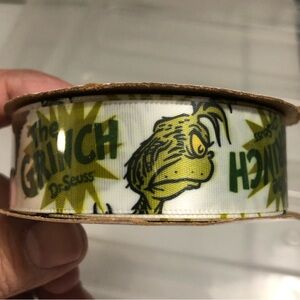 Rare Dr Seuss The Grinch Ribbon Roll
